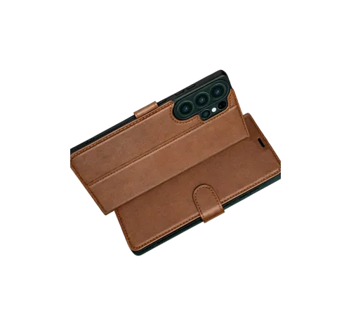 Samsung Galaxy S26 Ultra Trend S Plus Kapaklı Kılıf - Taba