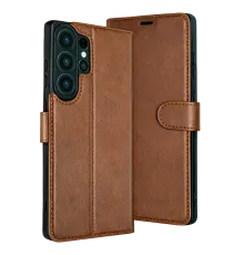 Samsung Galaxy S26 Ultra Trend S Plus Kapaklı Kılıf - Taba