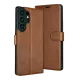 Samsung Galaxy S26 Ultra Trend S Plus Kapaklı Kılıf - Taba