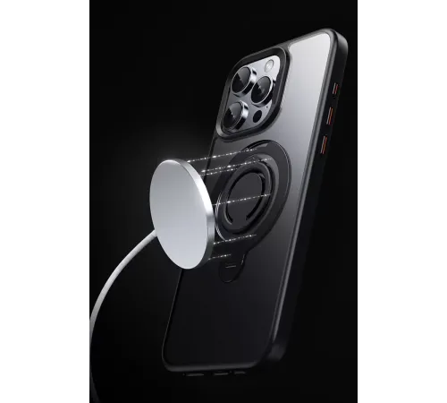 iPhone 16 Avatar 360 Dönen Magsafe Kapak - Lacivert