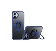iPhone 16 Avatar 360 Dönen Magsafe Kapak - Lacivert