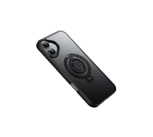 iPhone 16 Plus Avatar 360 Dönen Magsafe Kapak - Siyah