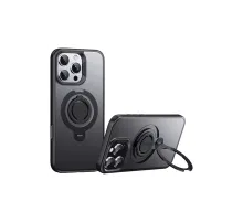 iPhone 16 Pro Avatar 360 Dönen Magsafe Kapak - Siyah