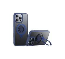 iPhone 16 Pro Avatar 360 Dönen Magsafe Kapak - Lacivert