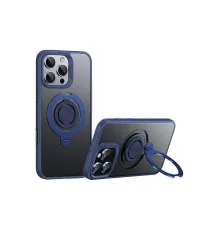 iPhone 16 Pro Avatar 360 Dönen Magsafe Kapak - Lacivert