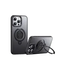 iPhone 15 Pro Avatar 360 Dönen Magsafe Kapak - Siyah