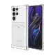 Samsung Galaxy S24 Ultra Kılıf Kart Şeffaf Silikon - Şeffaf