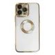 Apple iPhone 13 Pro Max Kılıf Slot Silikon - Gold