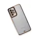 Samsung Galaxy A33 5G Kılıf Liva Lens Silikon - Mavi