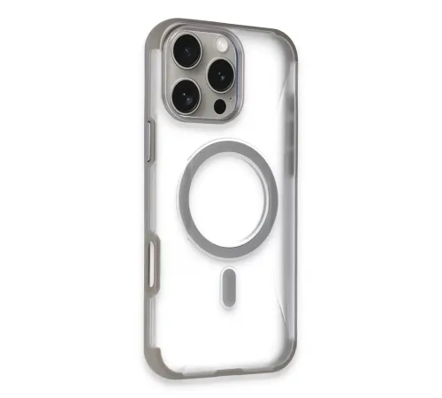 iPhone 16 Pro Max Hilton Magsafe Kapak - Titan Gri