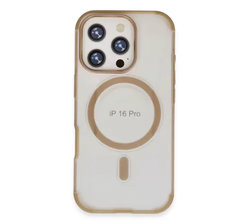 iPhone 16 Pro Max Hilton Magsafe Kapak - Gold