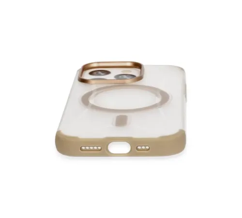 iPhone 15 Pro Hilton Magsafe Kapak - Gold