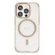 iPhone 15 Pro Hilton Magsafe Kapak - Gold
