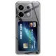 Xiaomi Poco X6 Kılıf Kart Şeffaf Silikon - Şeffaf