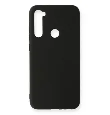 Xiaomi Redmi Note 8 Kılıf Nano içi Kadife Silikon - Siyah