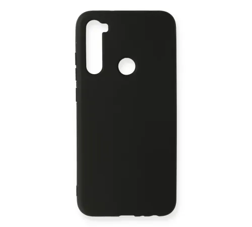 Xiaomi Redmi Note 8 Kılıf Nano içi Kadife Silikon - Siyah