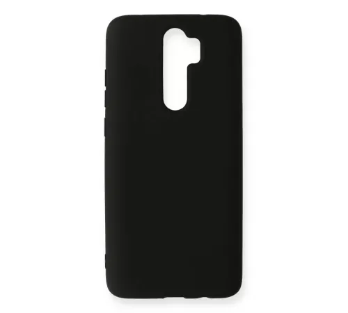 Xiaomi Redmi Note 8 Pro Kılıf Nano içi Kadife Silikon - Siyah