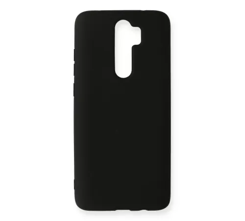 Xiaomi Redmi Note 8 Pro Kılıf Nano içi Kadife Silikon - Siyah