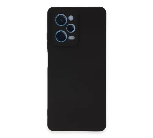 Xiaomi Redmi Note 12 Pro 5G Kılıf Nano içi Kadife Silikon - Siyah