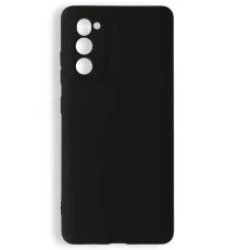 Samsung Galaxy S20 FE Kılıf Nano içi Kadife Silikon - Siyah