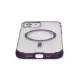 iPhone 12 Hilton Magsafe Kapak - Derin Mor