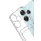 Xiaomi Redmi 13 4G Kılıf Kart Şeffaf Silikon - Şeffaf