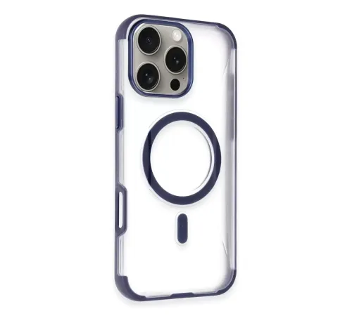 iPhone 14 Pro Max Hilton Magsafe Kapak - Lacivert