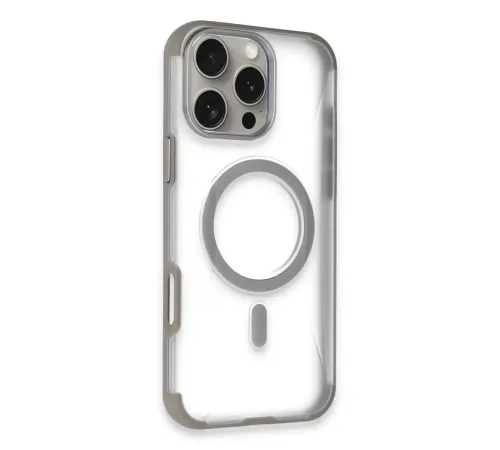 iPhone 14 Pro Max Hilton Magsafe Kapak - Titan Gri