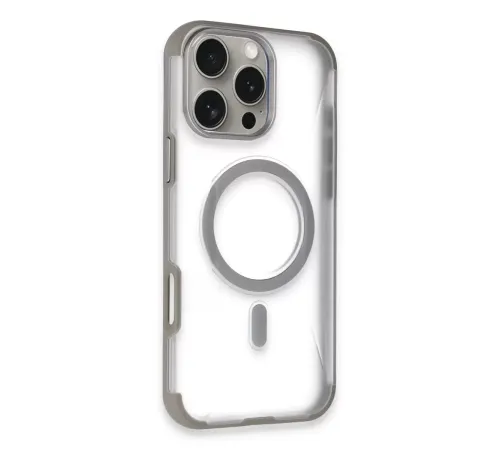 iPhone 14 Pro Max Hilton Magsafe Kapak - Titan Gri