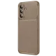 Samsung Galaxy A37 5G Auto Focus Karbon Kapak - Kahverengi