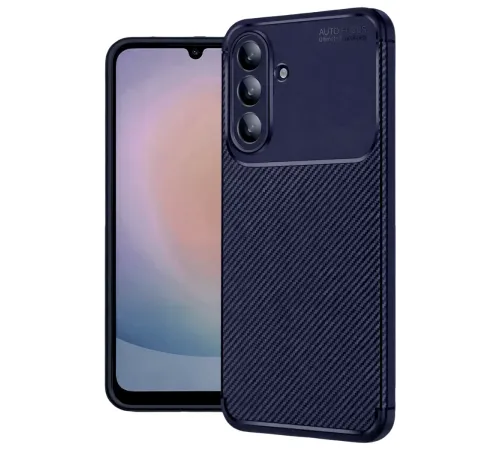 Samsung Galaxy A37 5G Auto Focus Karbon Kapak - Lacivert