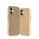 iPhone 16 Wonder Deri Magsafe Kapak - Bronz