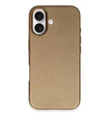 iPhone 16 Wonder Deri Magsafe Kapak - Bronz