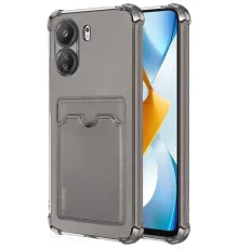 Xiaomi Redmi 13C Kılıf Kart Şeffaf Silikon - Şeffaf