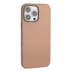 iPhone 16 Pro Max Wonder Deri Magsafe Kapak - Bronz