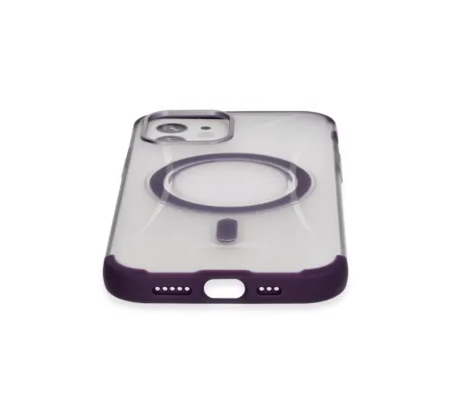 iPhone 11 Hilton Magsafe Kapak - Derin Mor