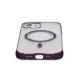 iPhone 11 Hilton Magsafe Kapak - Derin Mor