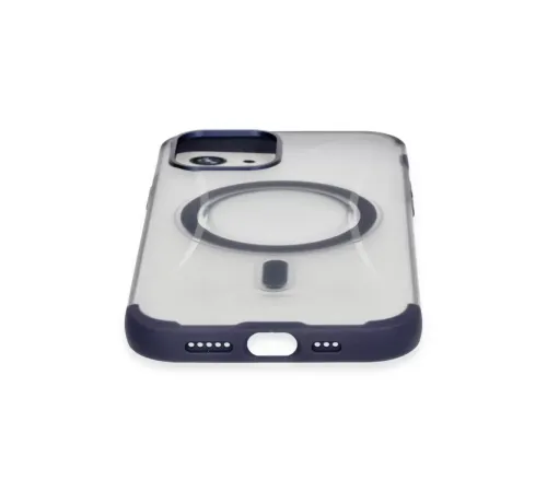 iPhone 12 Hilton Magsafe Kapak - Lacivert
