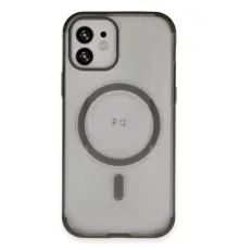 iPhone 12 Hilton Magsafe Kapak - Titan Gri