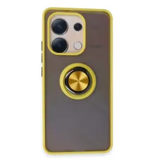 Xiaomi Redmi Note 13 4G Kılıf Montreal Yüzüklü Silikon Kapak - Sarı