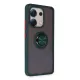 Xiaomi Redmi Note 13 4G Kılıf Montreal Yüzüklü Silikon Kapak - Yeşil