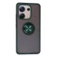 Xiaomi Redmi Note 13 4G Kılıf Montreal Yüzüklü Silikon Kapak - Yeşil