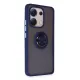 Xiaomi Redmi Note 13 4G Kılıf Montreal Yüzüklü Silikon Kapak - Lacivert