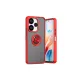 Xiaomi Redmi 13 4G Kılıf Montreal Yüzüklü Silikon Kapak - Kırmızı