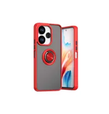 Xiaomi Redmi 13 4G Kılıf Montreal Yüzüklü Silikon Kapak - Kırmızı