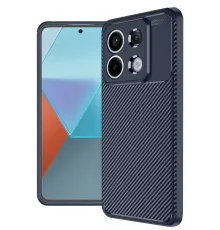 Xiaomi Redmi Note 13 Pro 4G Kılıf Auto Focus Karbon Kapak - Lacivert