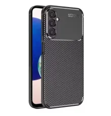 Samsung Galaxy A05S Kılıf Auto Focus Karbon Kapak - Siyah
