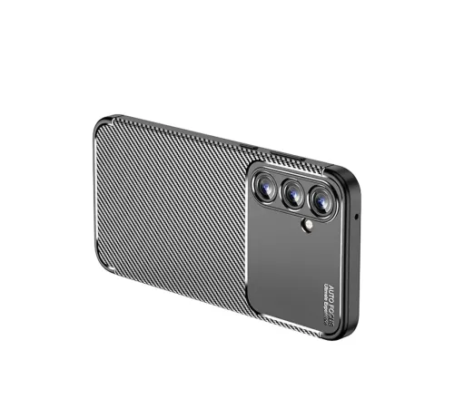 Samsung Galaxy A15 4G Kılıf Auto Focus Karbon Kapak - Siyah