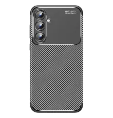 Samsung Galaxy A15 4G Kılıf Auto Focus Karbon Kapak - Siyah