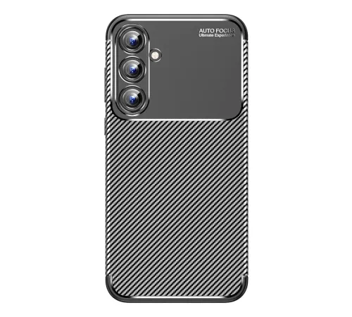 Samsung Galaxy A15 4G Kılıf Auto Focus Karbon Kapak - Siyah